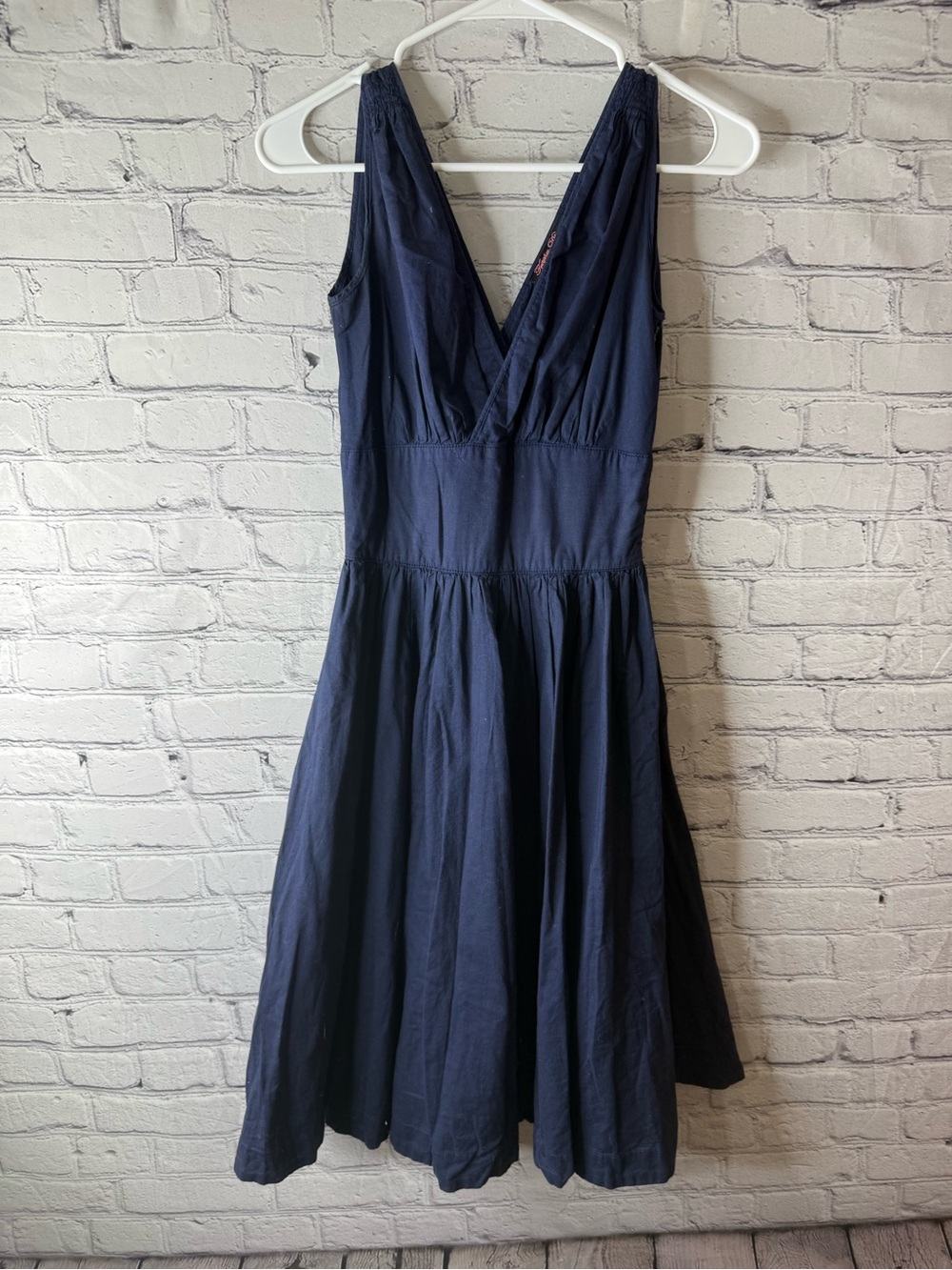 Trashy Diva navy blue a line v neck dress size 2